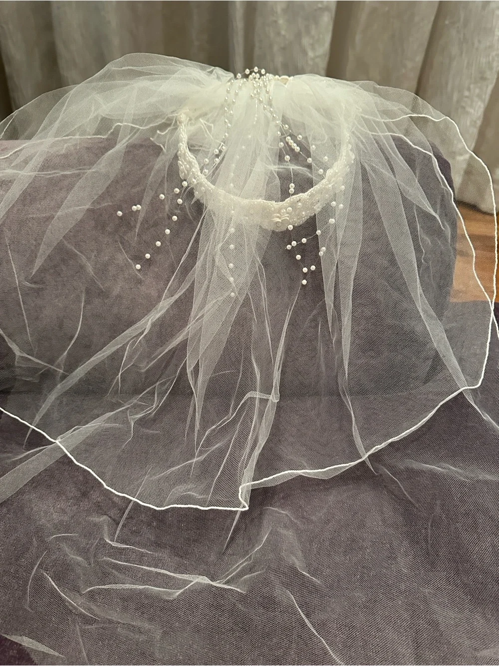 Floral Pearl Child’s Headpiece